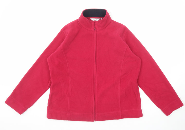 EWM Womens Pink Jacket Size 18 Zip - Size 18-20