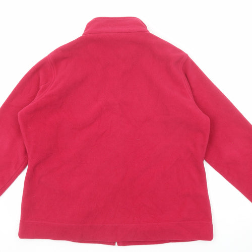 EWM Womens Pink Jacket Size 18 Zip - Size 18-20