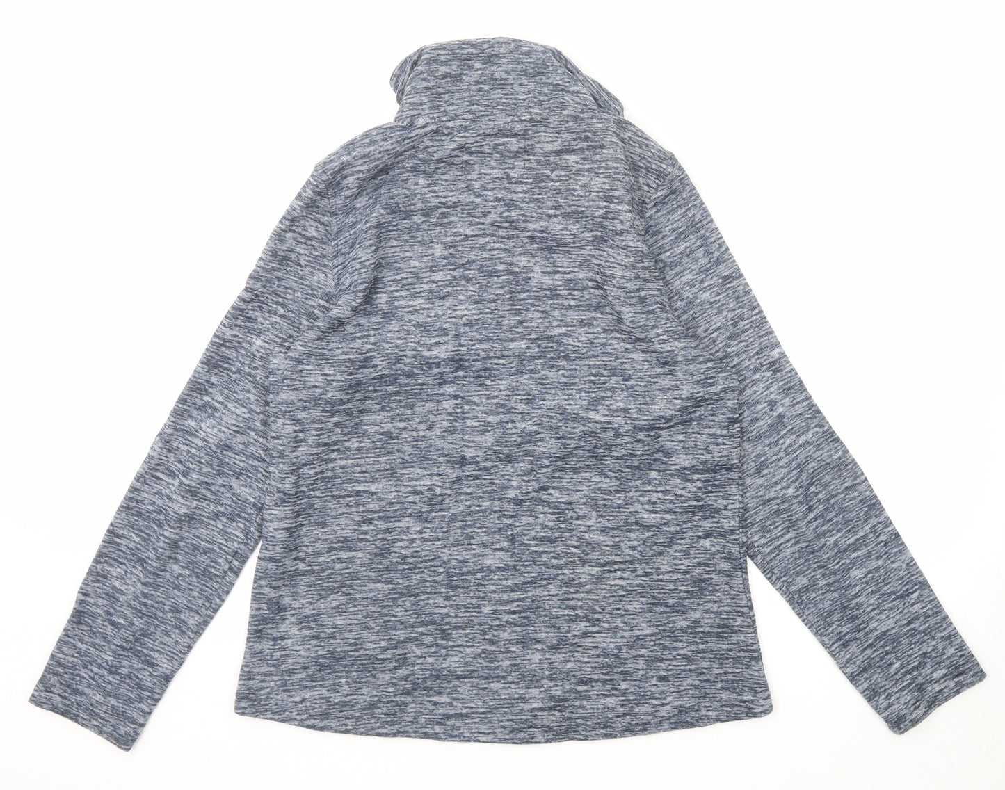 Regatta Womens Blue Polyester Pullover Sweatshirt Size 12 Zip