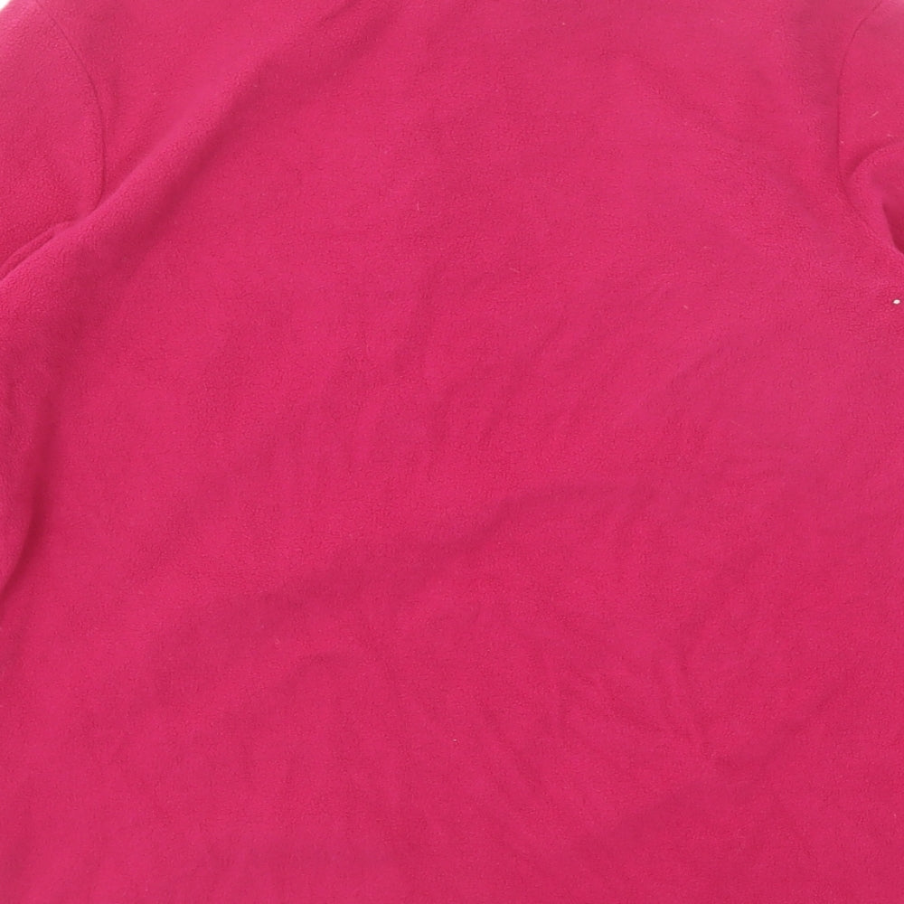 Regatta Womens Pink Polyester Pullover Sweatshirt Size 14 Zip