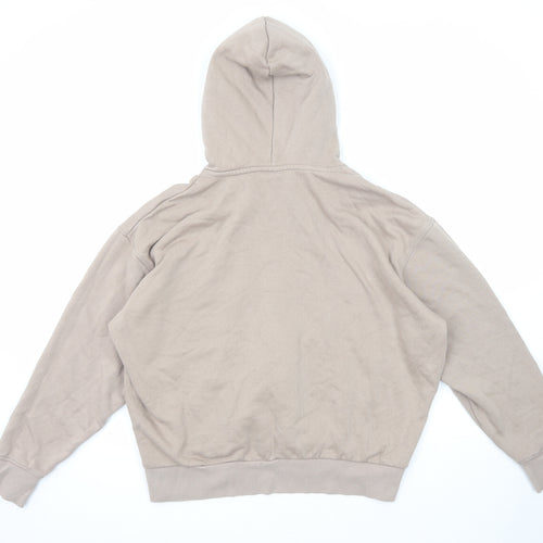 Weekday Mens Beige Cotton Pullover Hoodie Size XS