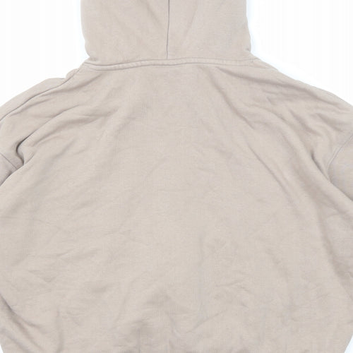 Weekday Mens Beige Cotton Pullover Hoodie Size XS