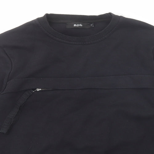 Blood Brother Mens Black Cotton Pullover Sweatshirt Size S