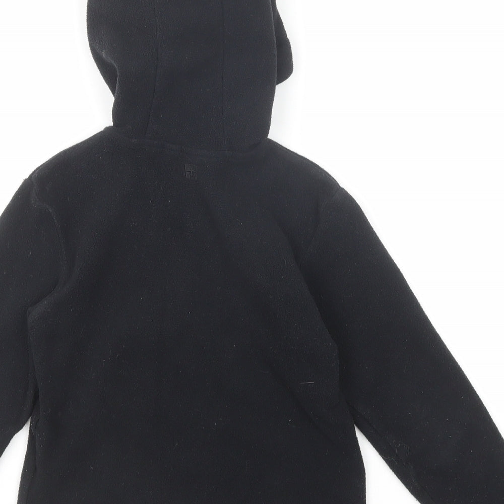 Mountain Warehouse Boys Black Polyester Pullover Hoodie Size 3-4 Years Zip