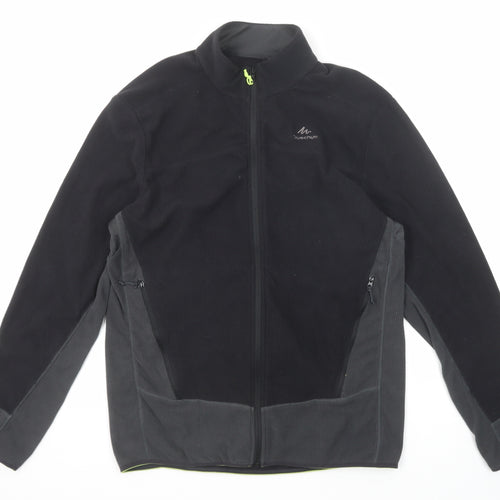 DECATHLON Mens Black Jacket Size M Zip
