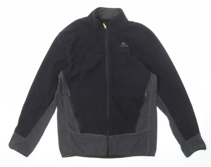 DECATHLON Mens Black Jacket Size M Zip