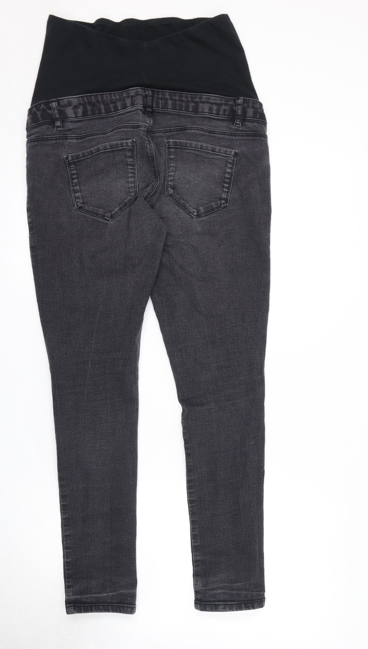 Dorothy Perkins Womens Black Cotton Skinny Jeans Size 8 L27.5 in Regular