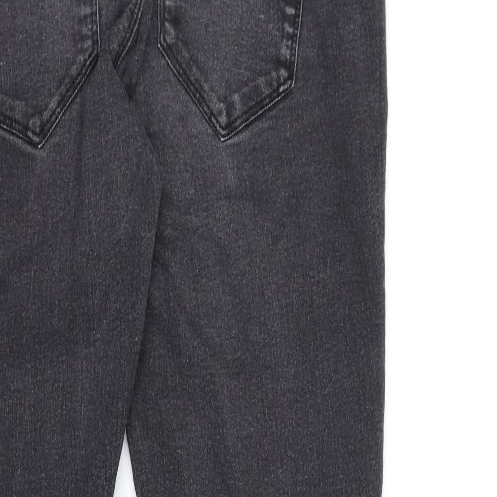 Dorothy Perkins Womens Black Cotton Skinny Jeans Size 8 L27.5 in Regular