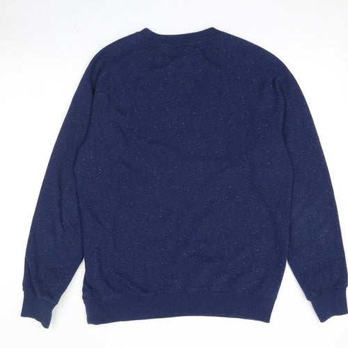 Divided by H&M Mens Blue Cotton Pullover Sweatshirt Size M