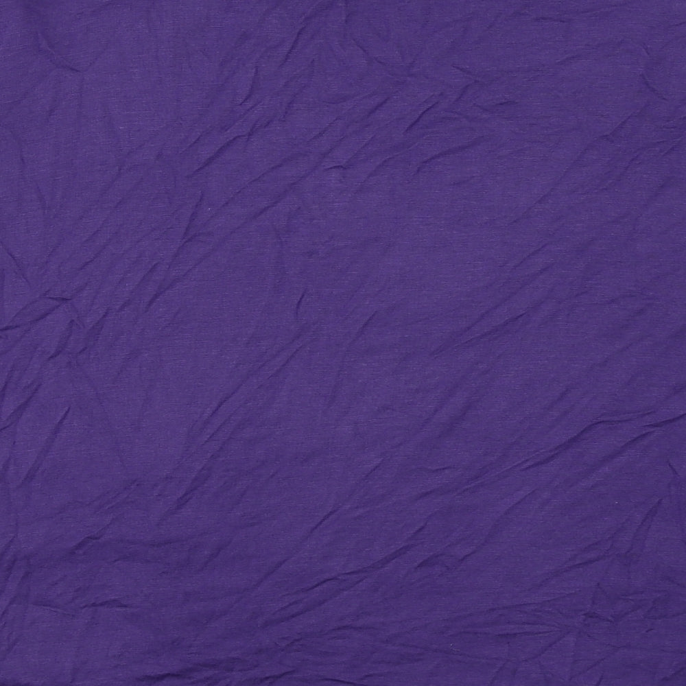 Eastex Womens Purple Viscose Basic Blouse Size 20 Boat Neck