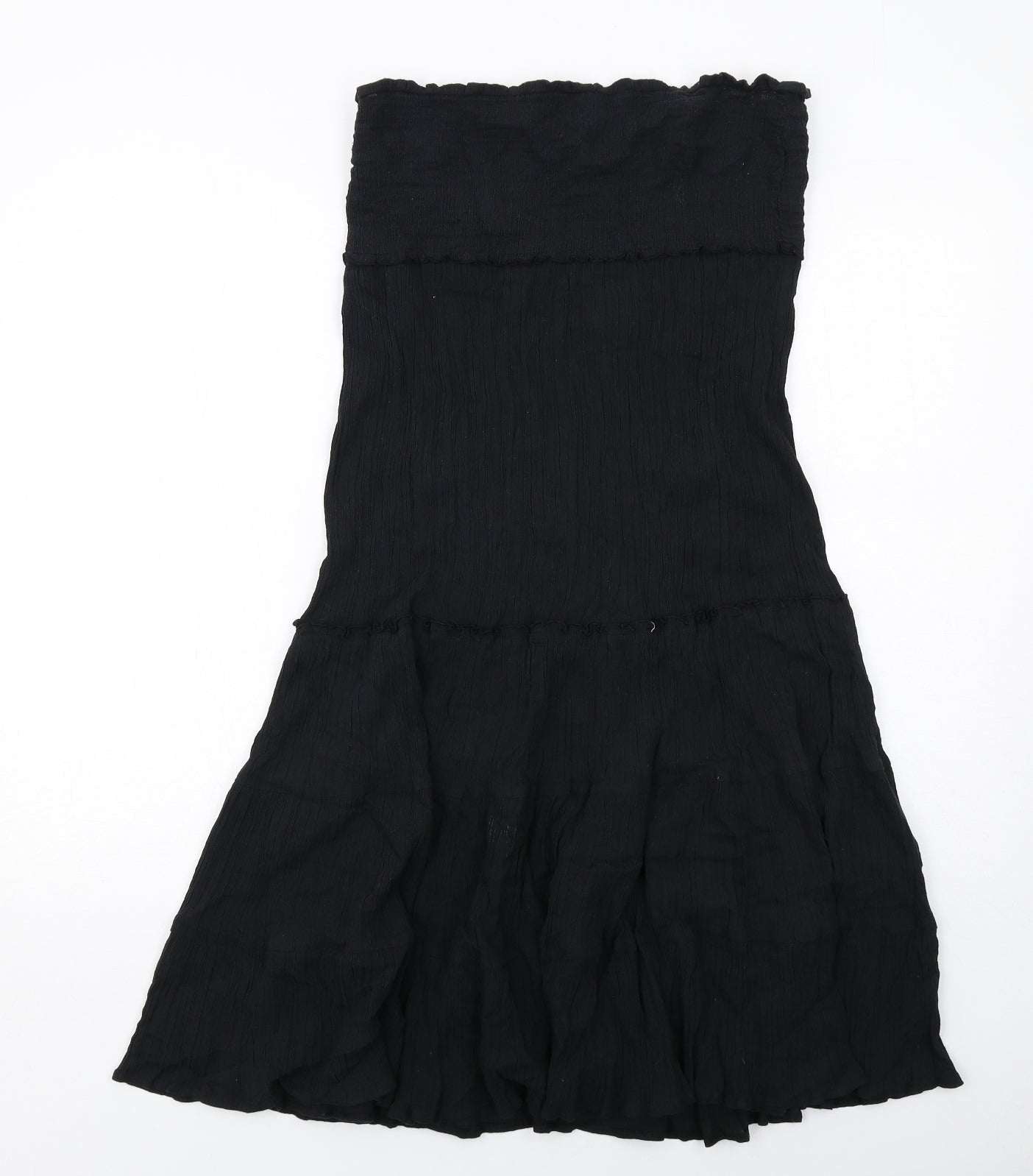 Dorothy Perkins Womens Black Cotton A-Line Size 16 Off the Shoulder Pullover
