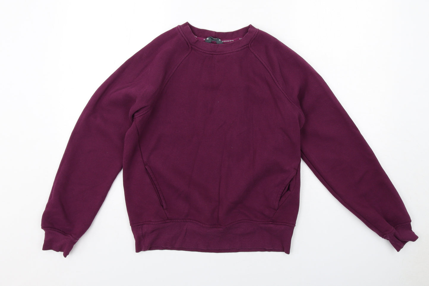 GOODMOVE Womens Purple Polyester Pullover Sweatshirt Size 8 Pullover