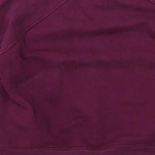 GOODMOVE Womens Purple Polyester Pullover Sweatshirt Size 8 Pullover
