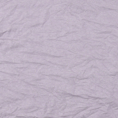 Marks and Spencer Mens Purple Cotton Polo Size 3XL Collared Button
