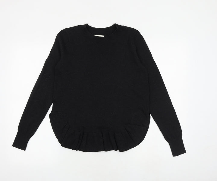 H&M Womens Grey Round Neck Polyester Pullover Jumper Size XS