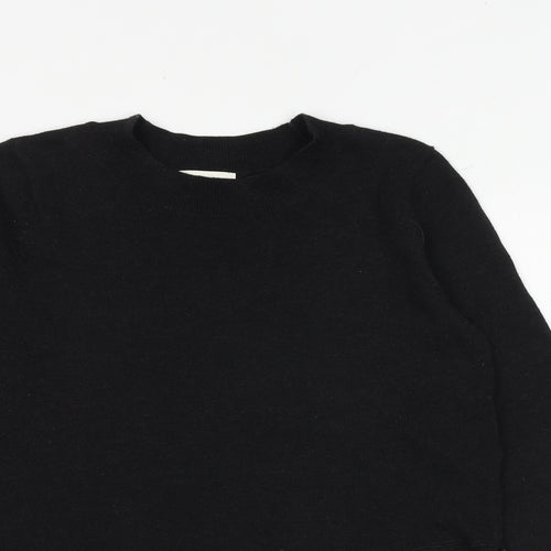 H&M Womens Grey Round Neck Polyester Pullover Jumper Size XS