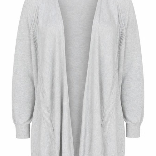 Red Herring Womens Grey V-Neck Viscose Cardigan Jumper Size 14