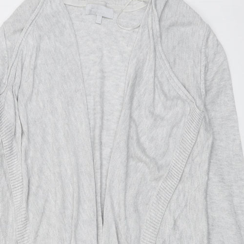 Red Herring Womens Grey V-Neck Viscose Cardigan Jumper Size 14