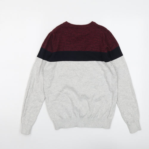 NEXT Boys Multicoloured Round Neck Cotton Pullover Jumper Size 11 Years Pullover