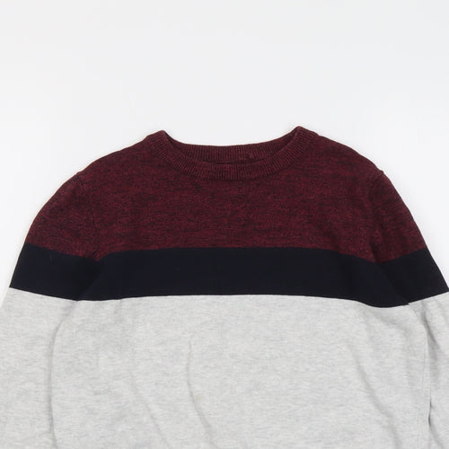 NEXT Boys Multicoloured Round Neck Cotton Pullover Jumper Size 11 Years Pullover