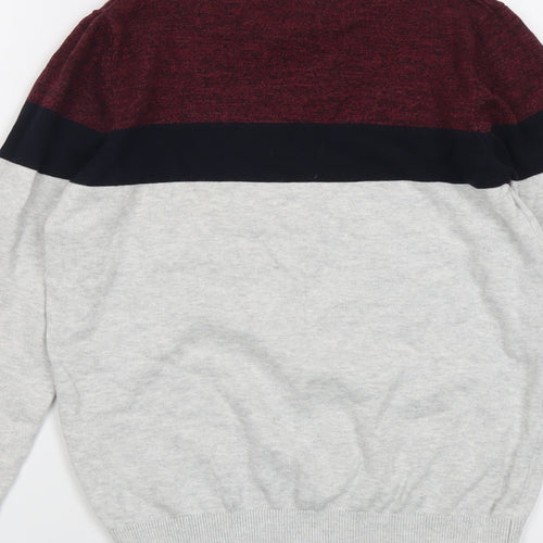 NEXT Boys Multicoloured Round Neck Cotton Pullover Jumper Size 11 Years Pullover