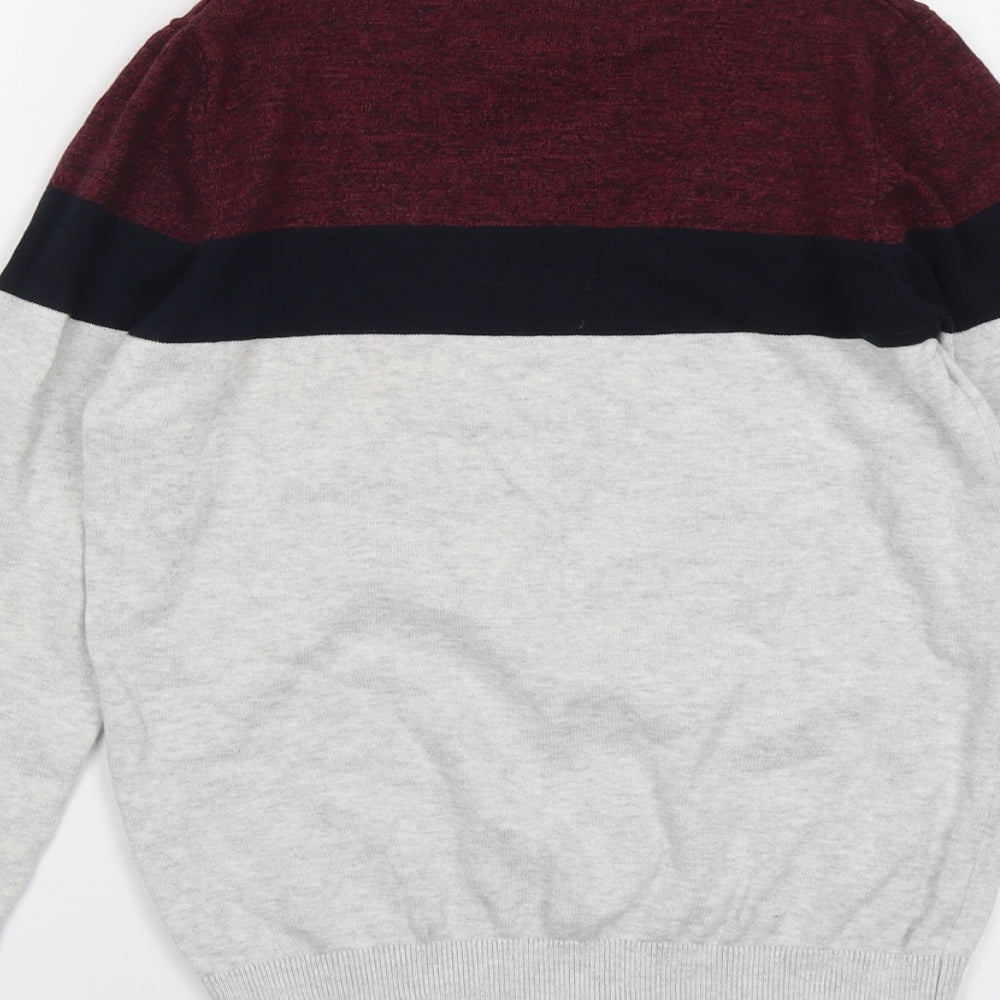 NEXT Boys Multicoloured Round Neck Cotton Pullover Jumper Size 11 Years Pullover