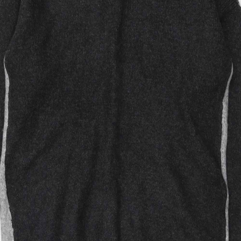 Jessica Simpson Womens Grey V-Neck Polyester Cardigan Jumper Size S