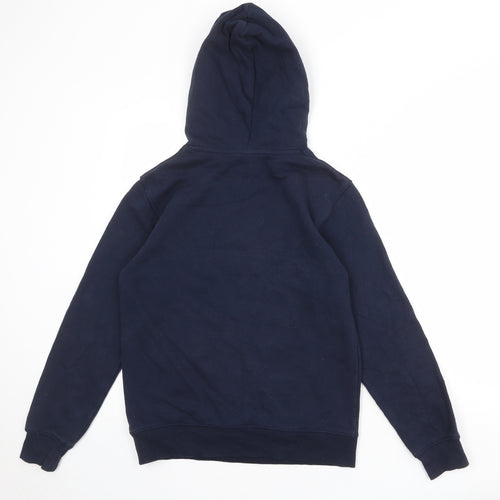 H&M Boys Blue Cotton Pullover Hoodie Size 12-13 Years Pullover - NYC