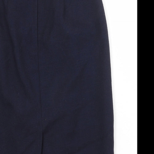 Hammels Womens Blue Polyester Straight & Pencil Skirt Size 8 Zip