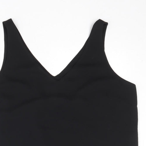 Phase Eight Womens Black Polyester Basic Tank Size 14 V-Neck