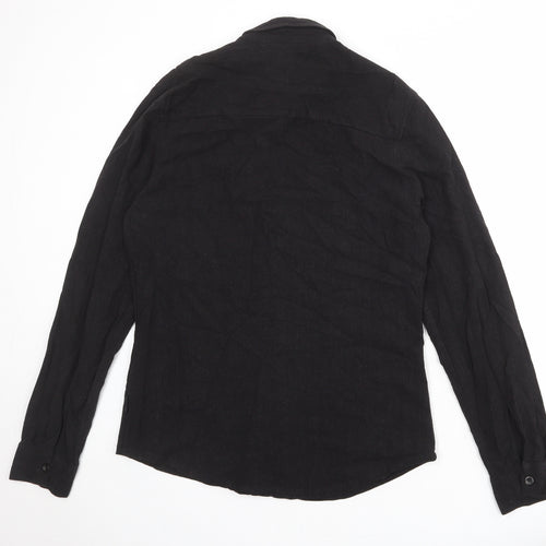 Bellfield Projex Mens Black Jacket Size M Zip - Pocket