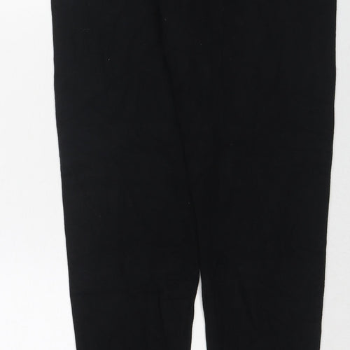 Marks and Spencer Womens Black Viscose Carrot Leggings Size 16