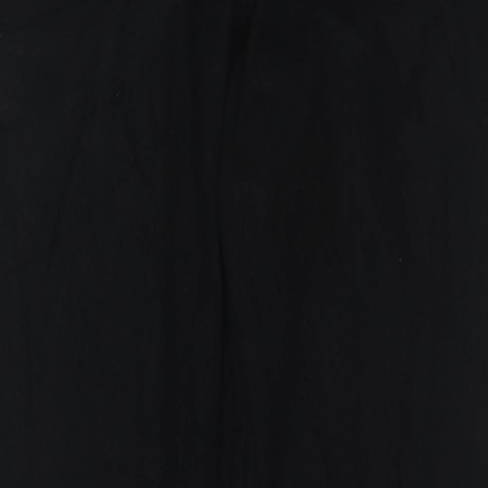 Marks and Spencer Womens Black Viscose Carrot Leggings Size 16