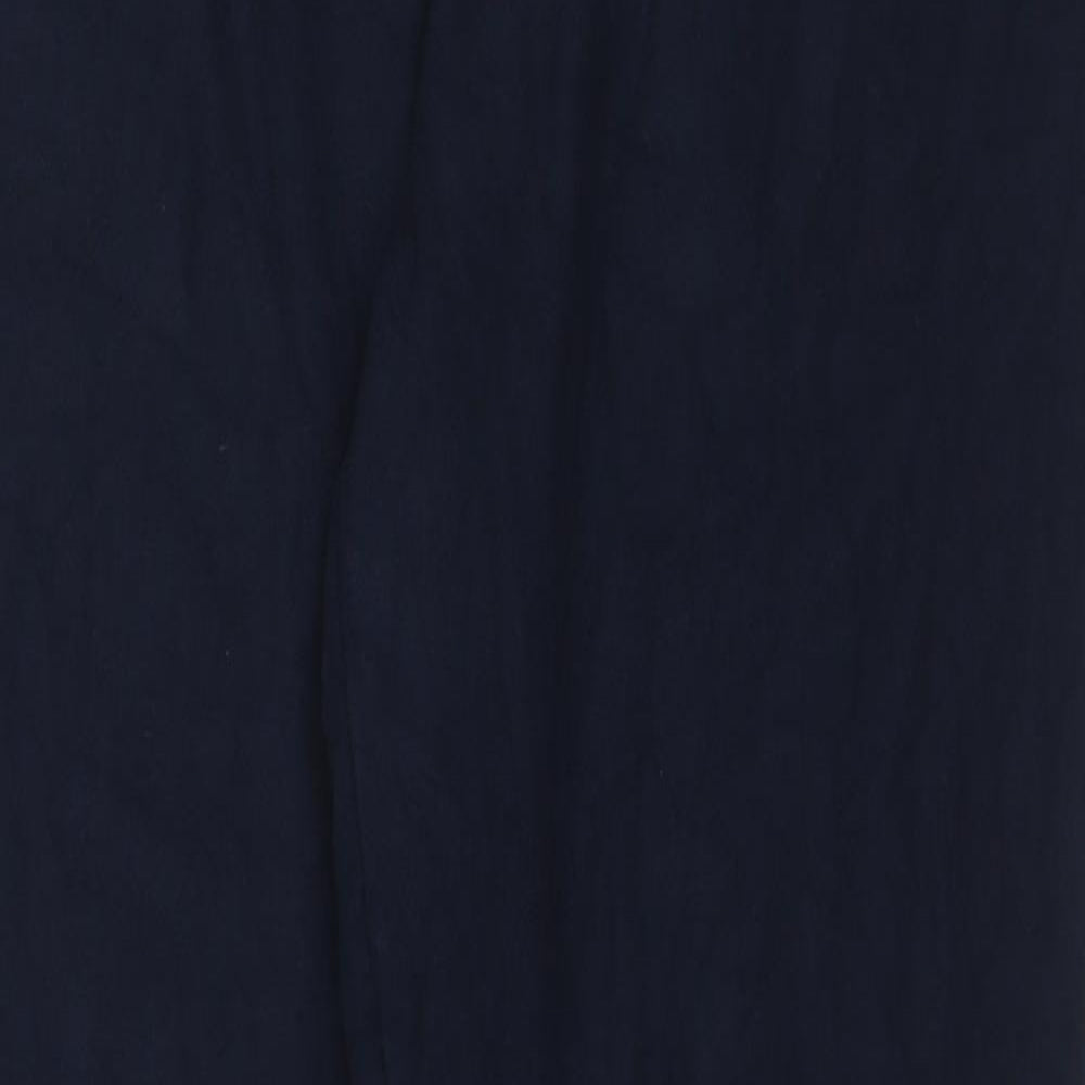 Marks and Spencer Womens Blue Viscose Carrot Leggings Size 22