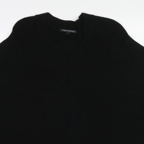 NEXT Womens Black Round Neck Acrylic Pullover Jumper Size XL