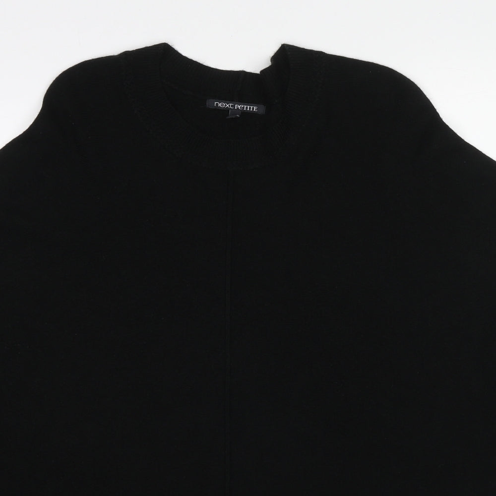 NEXT Womens Black Round Neck Acrylic Pullover Jumper Size XL