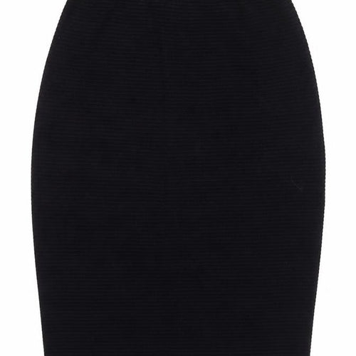 Giorgio Womens Black Acrylic Straight & Pencil Skirt Size M