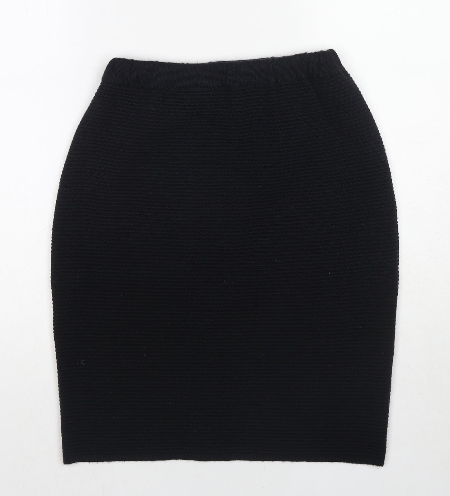 Giorgio Womens Black Acrylic Straight & Pencil Skirt Size M