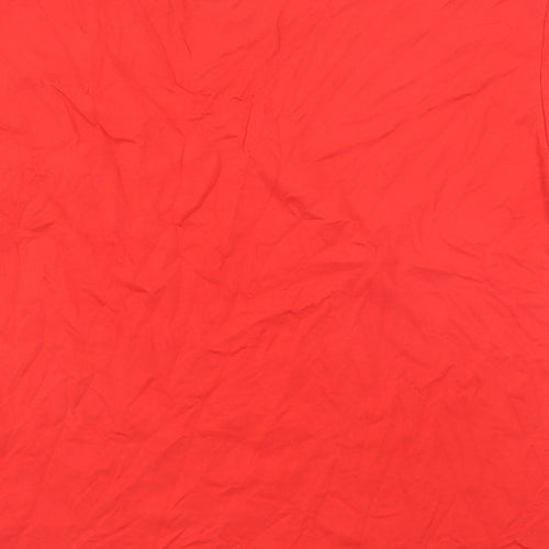 adidas Mens Red Cotton T-Shirt Size L Round Neck - England