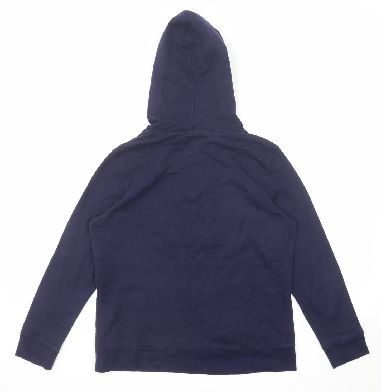 Gap Womens Blue Cotton Pullover Hoodie Size M Pullover