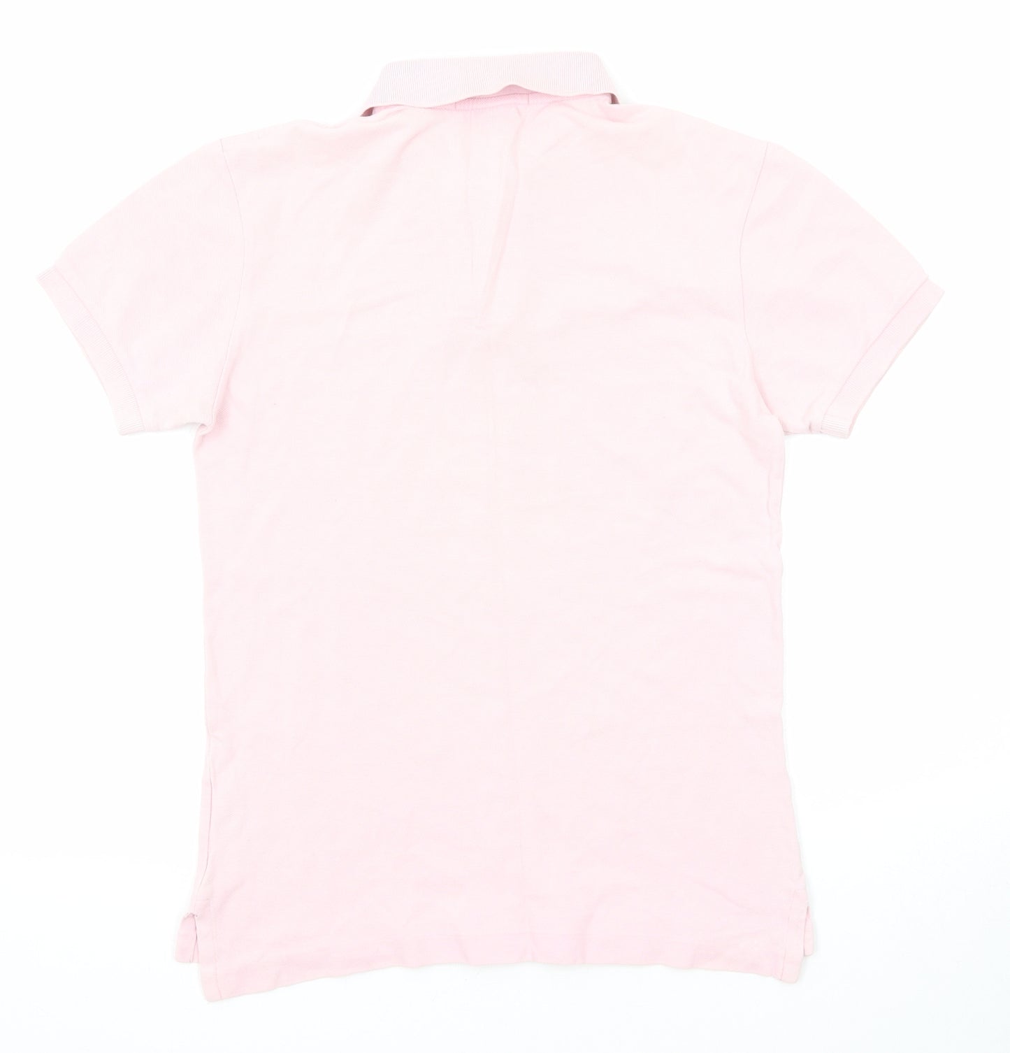 Polo Ralph Lauren Mens Pink Cotton Polo Size S Collared Button