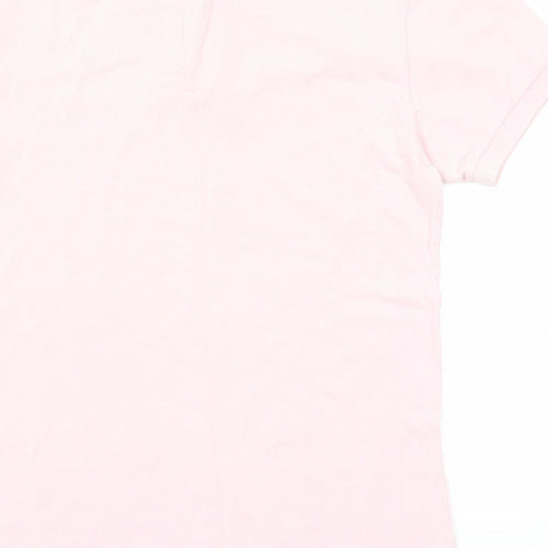 Polo Ralph Lauren Mens Pink Cotton Polo Size S Collared Button