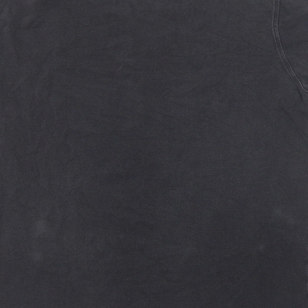 Fred Perry Mens Black Cotton Polo Size XL Collared Button