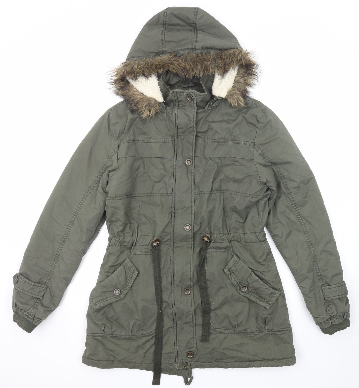 Betty Kay Womens Green Jacket Size 12 Zip