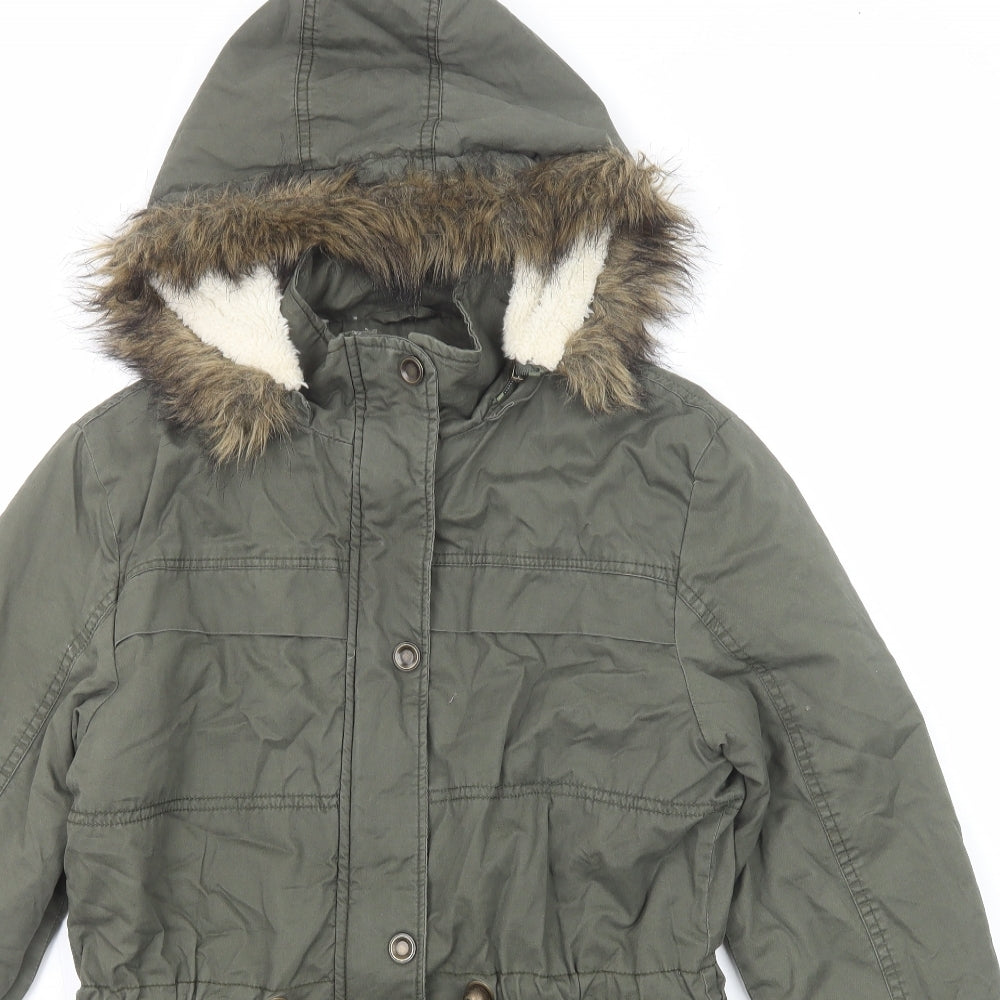 Betty Kay Womens Green Jacket Size 12 Zip