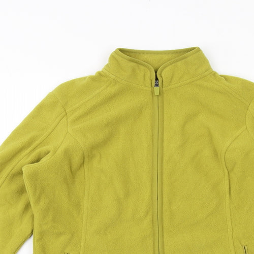 GOOD MOVE Womens Green Jacket Size 10 Zip