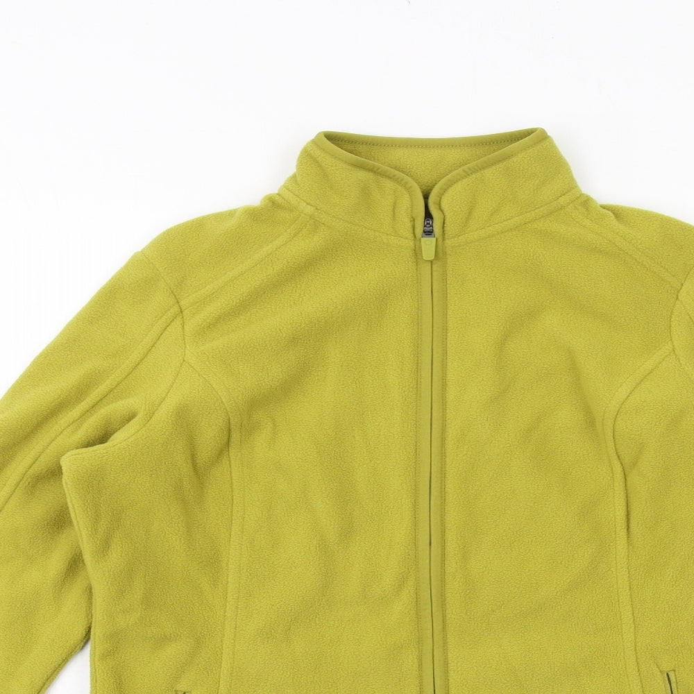 GOOD MOVE Womens Green Jacket Size 10 Zip