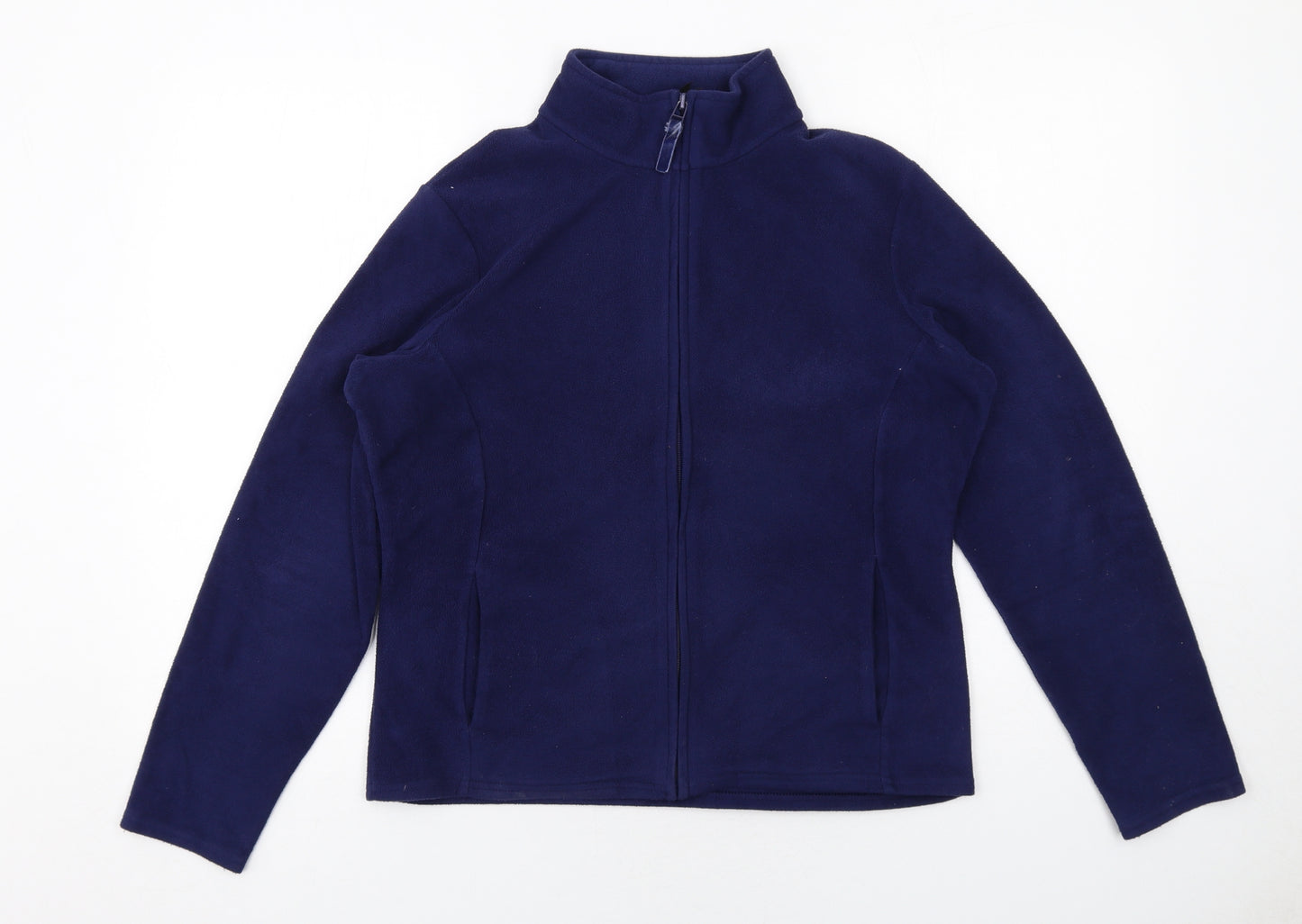 Marks and Spencer Womens Blue Jacket Size 14 Zip