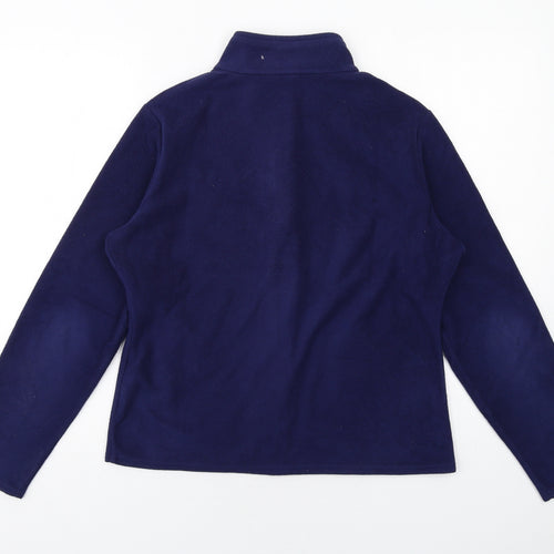 Marks and Spencer Womens Blue Jacket Size 14 Zip