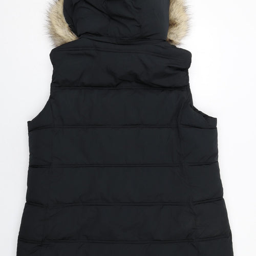 Marks and Spencer Womens Black Gilet Jacket Size 20 Zip